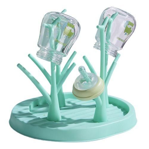 Bottle Drying Holder BPA Pacifier Feeding Blue