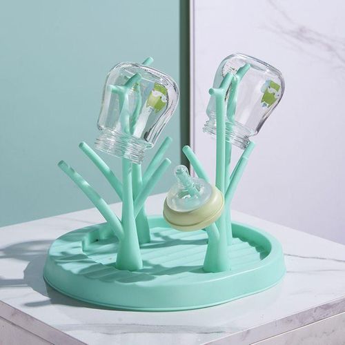 Bottle Drying Holder BPA Pacifier Feeding Blue