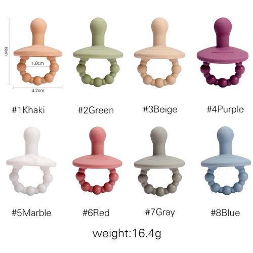 Baby Silicone Soother Pacifier Bpa Free Soft Infants