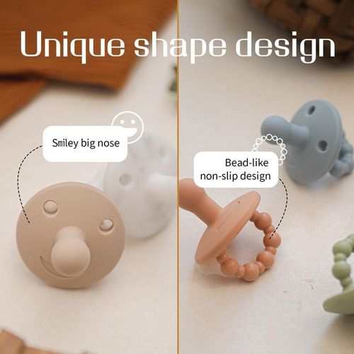 Baby Silicone Soother Pacifier Bpa Free Soft Infants
