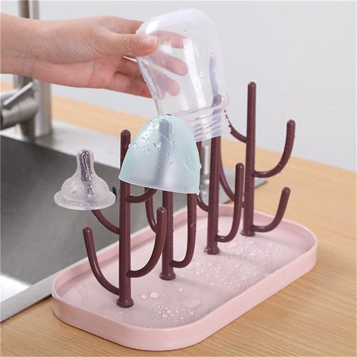 Baby Bottle Drain Rack Teat Dryer Drinking Cup Holder