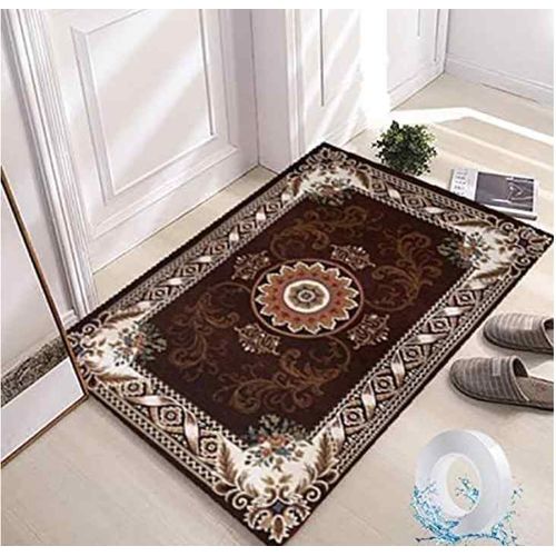 High Quality Woolen Door Mat Carpet 50*70 Dark Brown (Print May Vary)