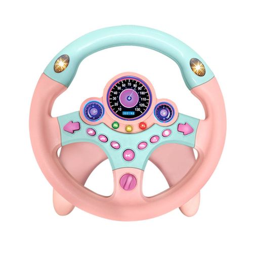 Simulation Steering Wheel With Light Baby Musical