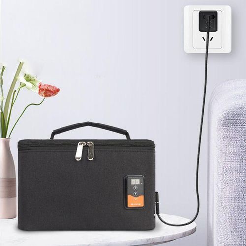 Portable Nursing Feeding Milk Warmer Food Warming Insulation Bag Black