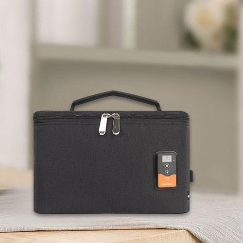 Portable Nursing Feeding Milk Warmer Food Warming Insulation Bag Black