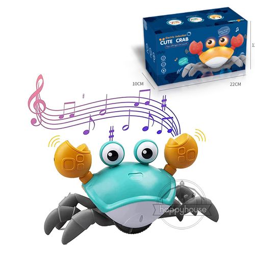 Crawling Crab Baby Toys With Music LED Light Up Musical