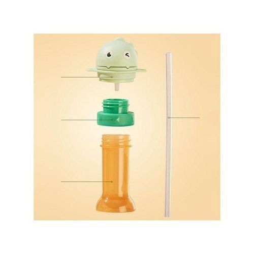 Baby Water Bottle Cap With Straw Straw Cover Bottle Green