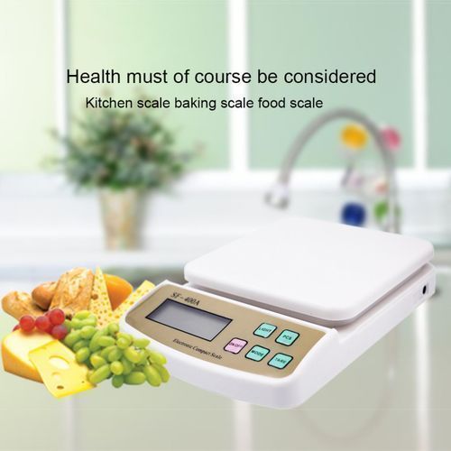 10Kg Digital Kitchen Weighing Scale / Balance - White