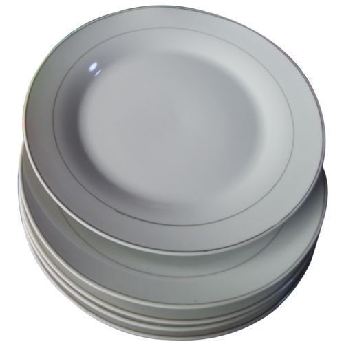 Set Of 6  Ceramic Dinner Plates &ndash;White