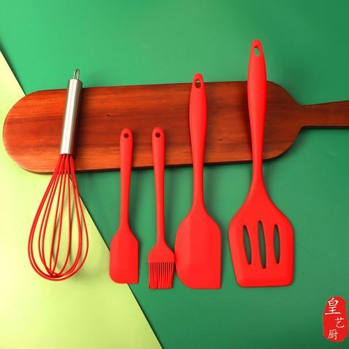 Kitchen Utensils 5 Piece Set-Red