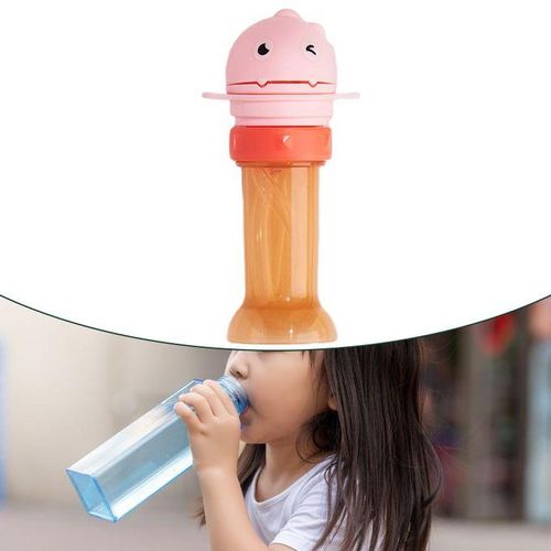Water Bottle Caps With Straw Bottle Spout Pink