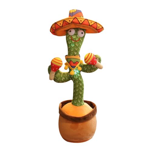 Dancing Cactus Toys Speak Electronic Plush Toys Twisting