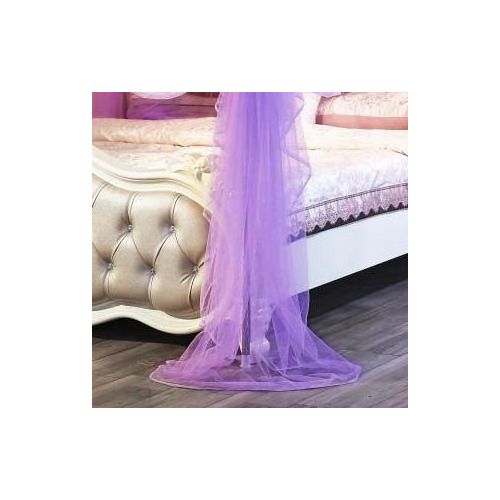 David Cozy Mosquito Net Without Stands & 3 Doors Design Bed Net Bluepack Purple