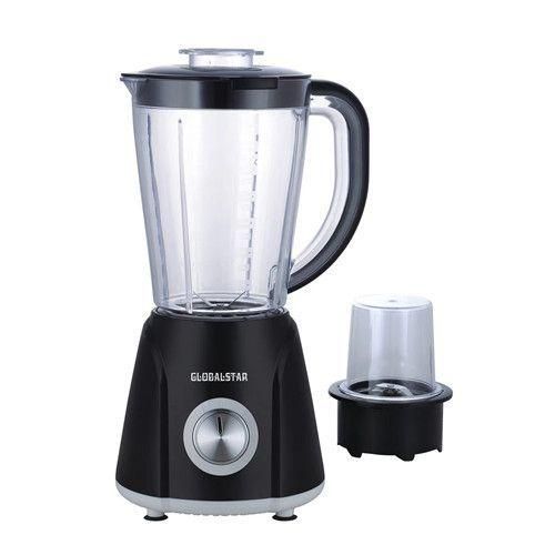 Global Star 1.5 Litres 2 In 1 Heavy Duty  Unbreakable Jar Juice Blender GS-TY618A  - Black/white
