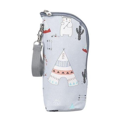 Water Bottle Thermal Bag Cooler Bag Travel Mug Thermostat Cartoon Gray