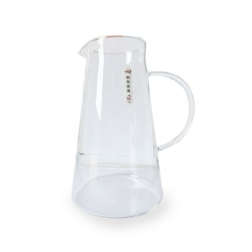 Deli Clear Glass Jug Set-1L Jug + 6 Drinking Glasses.