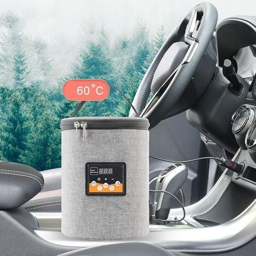Large Capacity Milk Bottle Warmer Bottle Pouch Warmer For Trip Gray