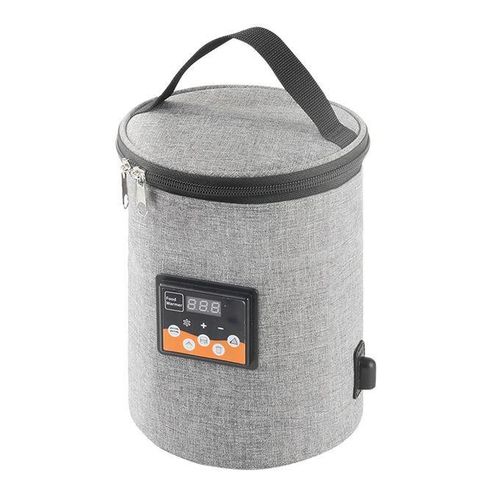 Large Capacity Milk Bottle Warmer Bottle Pouch Warmer For Trip Gray