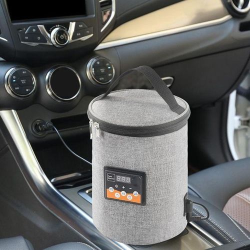 Large Capacity Milk Bottle Warmer Bottle Pouch Warmer For Trip Gray