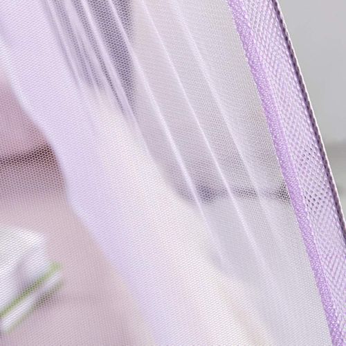 David Foldable Tent-Style Mosquito Net  With Zipper Bed Net  T1  PURPLE