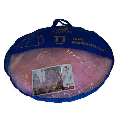 David Foldable Tent-Style Mosquito Net  With Zipper Bed Net  T1  PURPLE