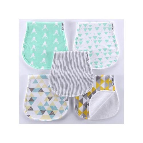 VAKIND- 5pcs/Set Cute Cartoon Cotton 3 Layers Baby