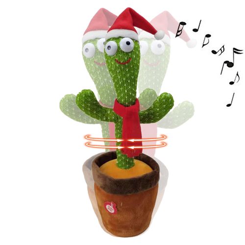 Tanczacy Kaktus Dancing Cactus Plush Toy Electronic With