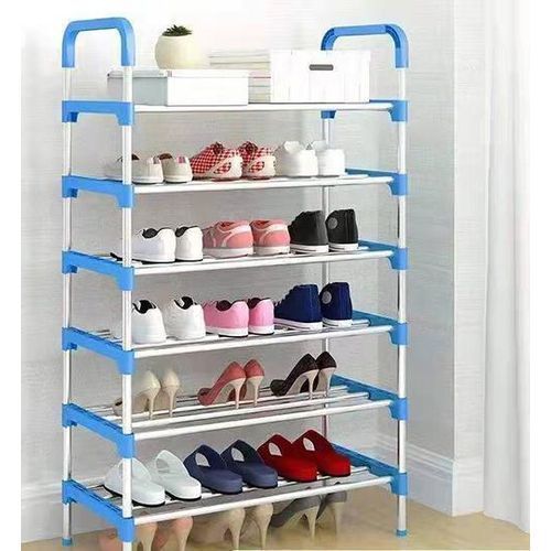 6 Tier Shoe Organizers Shoe Racks Organizer -  Black Color May Vary