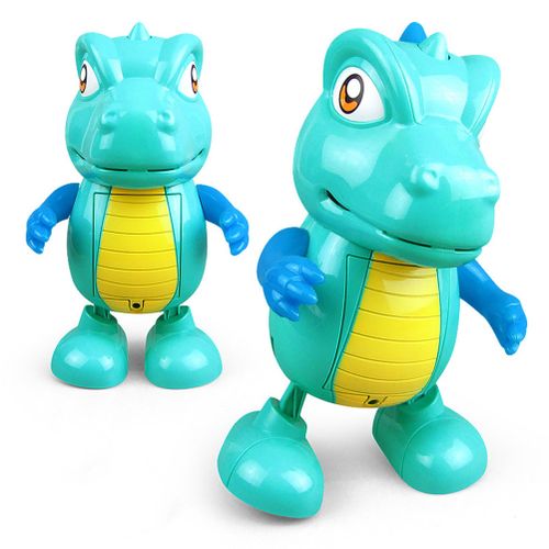 Cute Moveable Electric Dancing Dinosaur LED Light Music