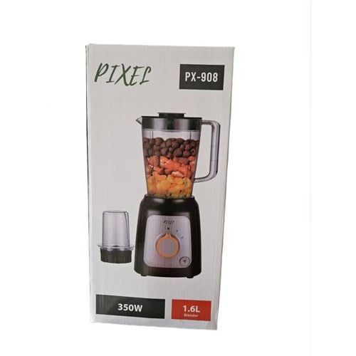Pixel 1.6 Liters  2 In 1 Electric Juice Blender - Black