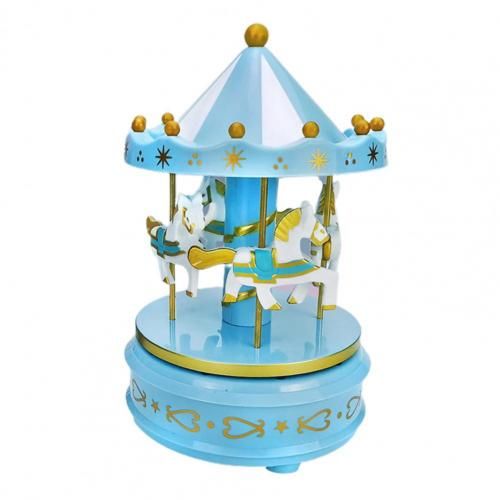 Cute Merry-Go-Round Carousels Music Box Birthday Present