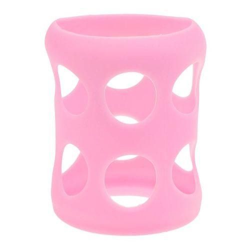 Glass Baby Feeding Bottle Covers Bottle Silicone Sleeve Protect Pink