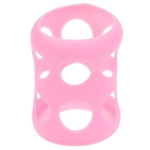 Glass Baby Feeding Bottle Covers Bottle Silicone Sleeve Protect Pink