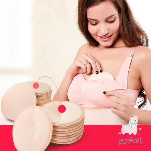 4pcs Reusable Washable Breathable Absorbent Nursing Pads Mom Anti-overflow Baby Feeding Breastfeeding Pads
