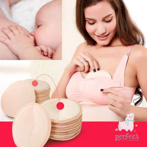 4pcs Reusable Washable Breathable Absorbent Nursing Pads Mom Anti-overflow Baby Feeding Breastfeeding Pads