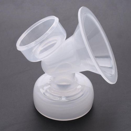Electric breast pump bottle tee body suction cap speaker