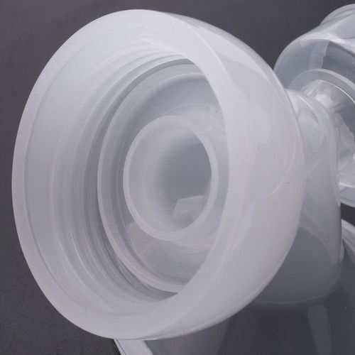 Electric breast pump bottle tee body suction cap speaker