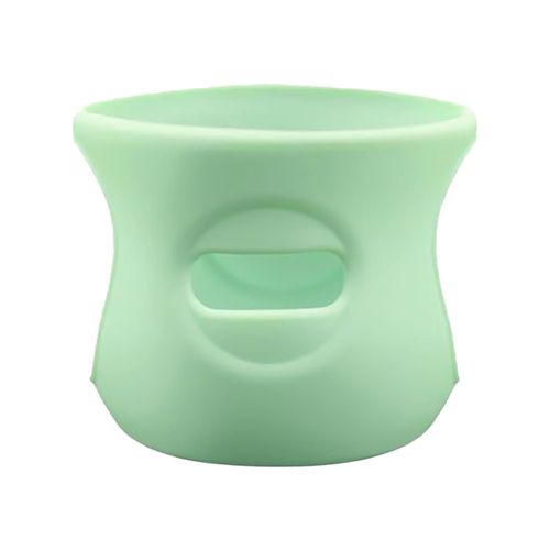 Silicone Sleeves for Baby Bottles Solid Color Anti-fall Silicone Bottle Cover Household Baby Feeding Supplies,Light Green,120ML NO5235