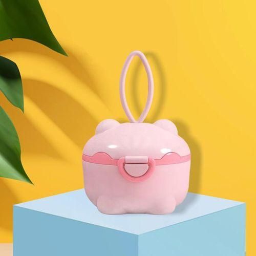 Formula Dispenser Milk  Box Pig Shape BPA Free For Home Pink S