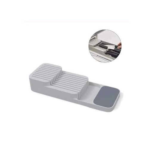 2-tier Knife Drawer Organizer Kitchen Storage For 9 Knives