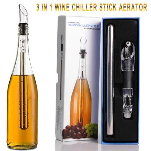 Wine Bottle Cooler Stick Wine Chilling Rod Bar Tools