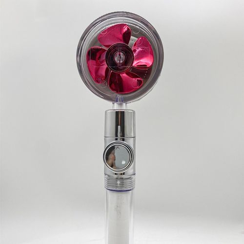 Handheld Shower Head With Turbo Fan ON/Off Pause Switch