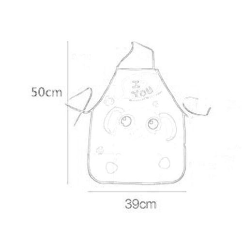 Waterproof Anti-dress Children Kids Eat Aprons Sleeveless Gowns Kitchen Bibs