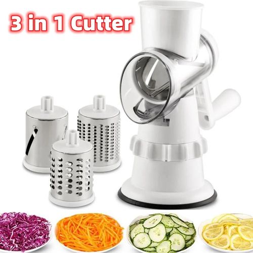 3 In 1Handheld Electric Vegetable Cutter Chili Slicer