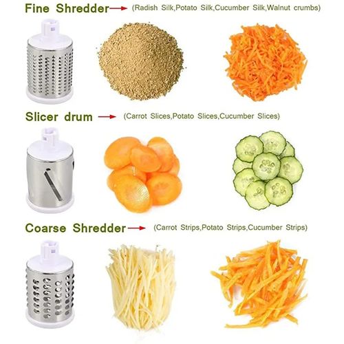 3 In 1Handheld Electric Vegetable Cutter Chili Slicer