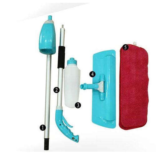 360° Spray Mop Washable Pad Set Floor Clean For Home Office