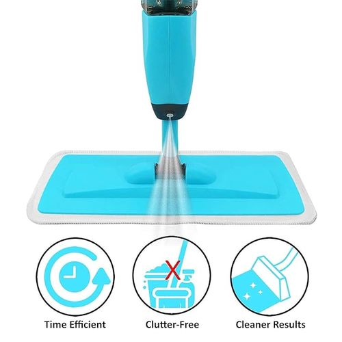 360° Spray Mop Washable Pad Set Floor Clean For Home Office