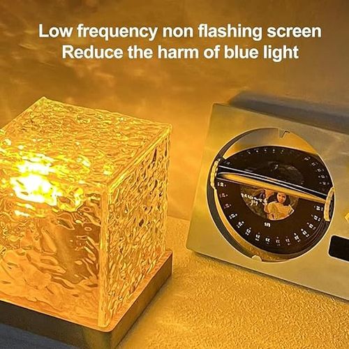 Dynamic Water Ripple Projection 3Colors  Control Night Lamp