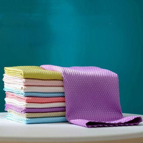 5PCS Fish Scale Rag Kitchen Towel