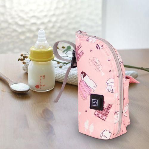 Baby Bottle Warmer Totes, Warming Bag, Pink
